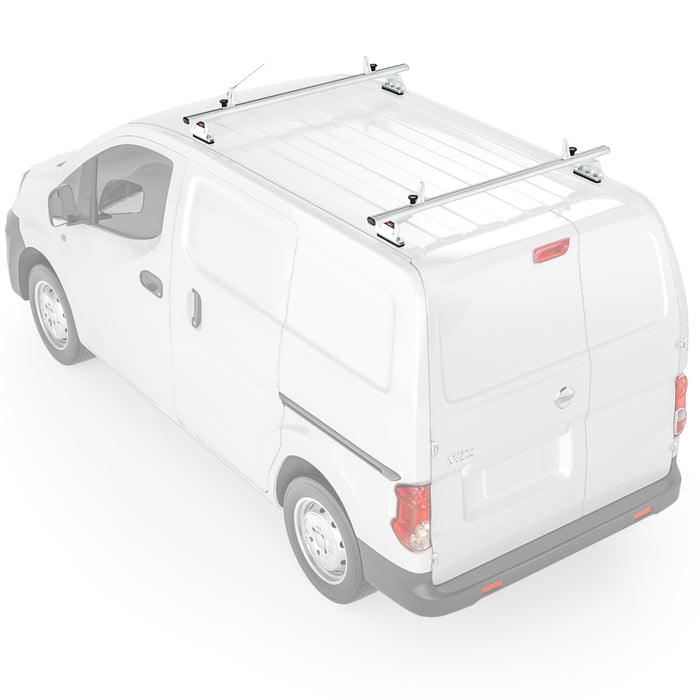 AA-Racks Model AX312 Aluminum Van Roof Rack Cross Bars Fits for 2013-On NV200/ 2014-On Transit Connect/ 2013-2017 City Express, 2/3 Bar 60''(AX312-60-NV/TR/CH) - AA Products Inc