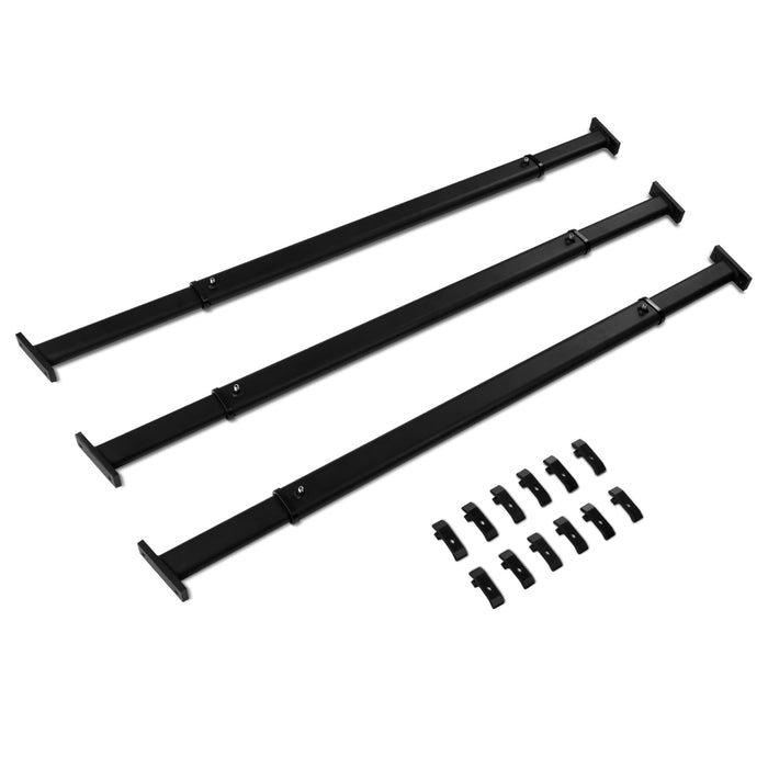 AA-Racks P-APX25 Adjustable Cross Bar for APX25 Pickup Truck Ladder Rack - Sandy White/Sandy Black (P-APX25-WG) - AA Products Inc