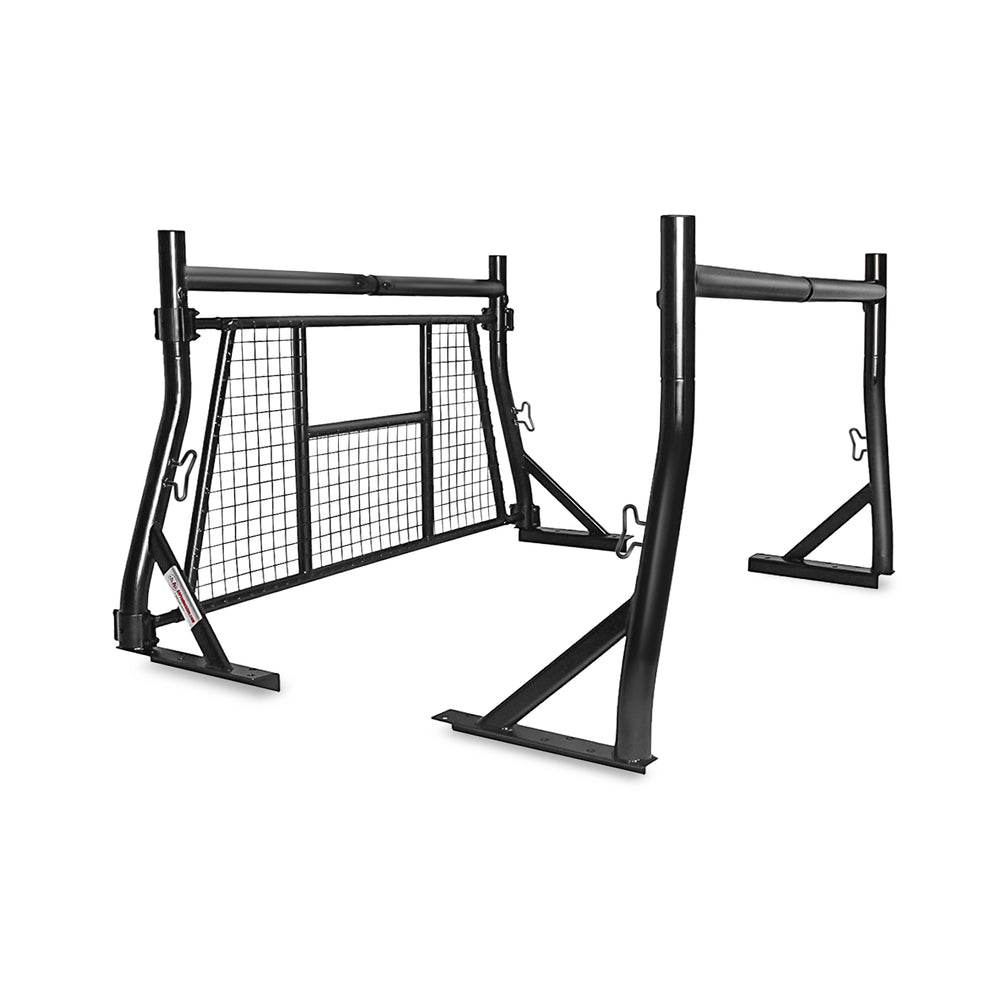 AA Racks Universal Pickup Truck Headache Racks Adjustable Back Rack w/ Window Guard Protection (X35-W) - AA Products Inc