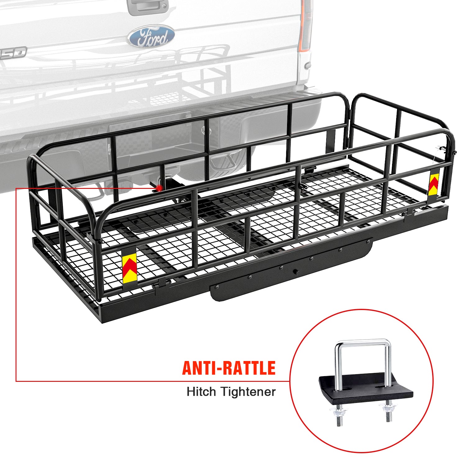 hitch storage rack