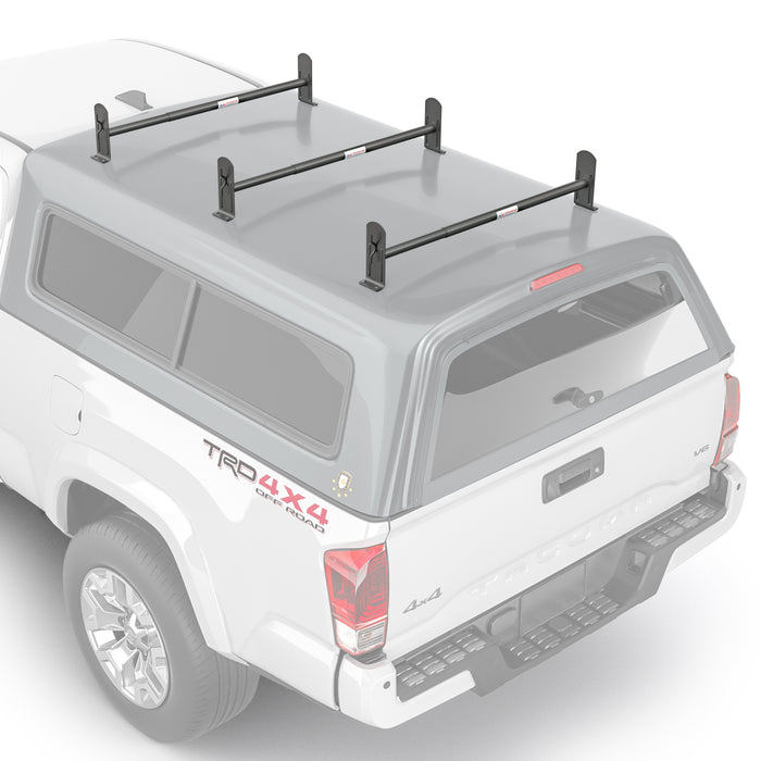 AA-Racks Universal Pickup Truck Rack Cap & Topper Camper Shell Van Roof  Ladder Rack Adjustable Steel (DX36-Camper)