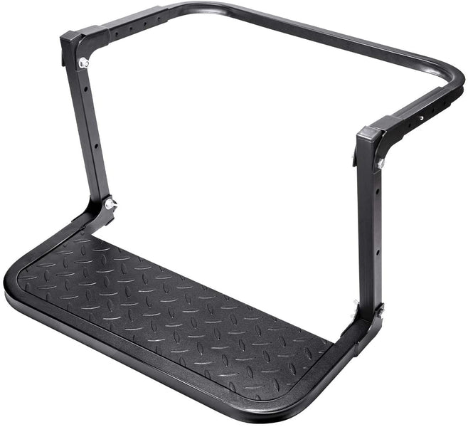 Folding Tire Step Adjustable Mounted Step For Car Pickup Truck Suv Rvs Heavy Duty Fit Most Tire From 9 To 13 Max Capacity 330 Lbs