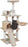 57” Cat Tree Tower for Indoor Cats Stand House Furniture, Multi-Fun Kittens Activity Cat Condo with Hammock Cat Scratcher Plush Perch - AA Products Inc