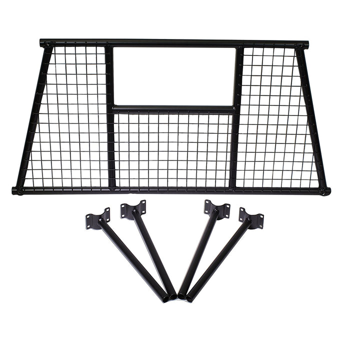 AA-Racks Mesh Protective Screen Set for Basic Truck Rack Headache Rack -Black/ White (PX35-W) - AA Products Inc