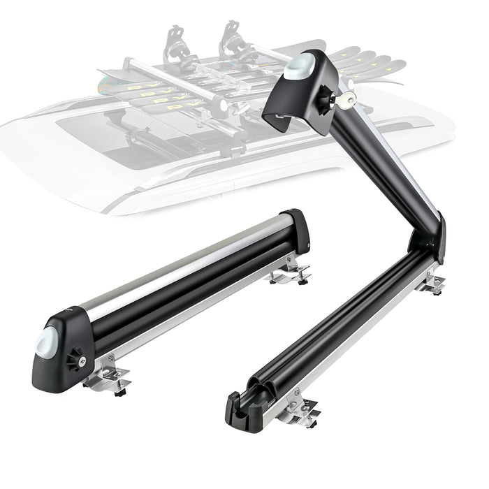 JEGS Roof Rack Cross Bar Set 47 in. [Aluminum]