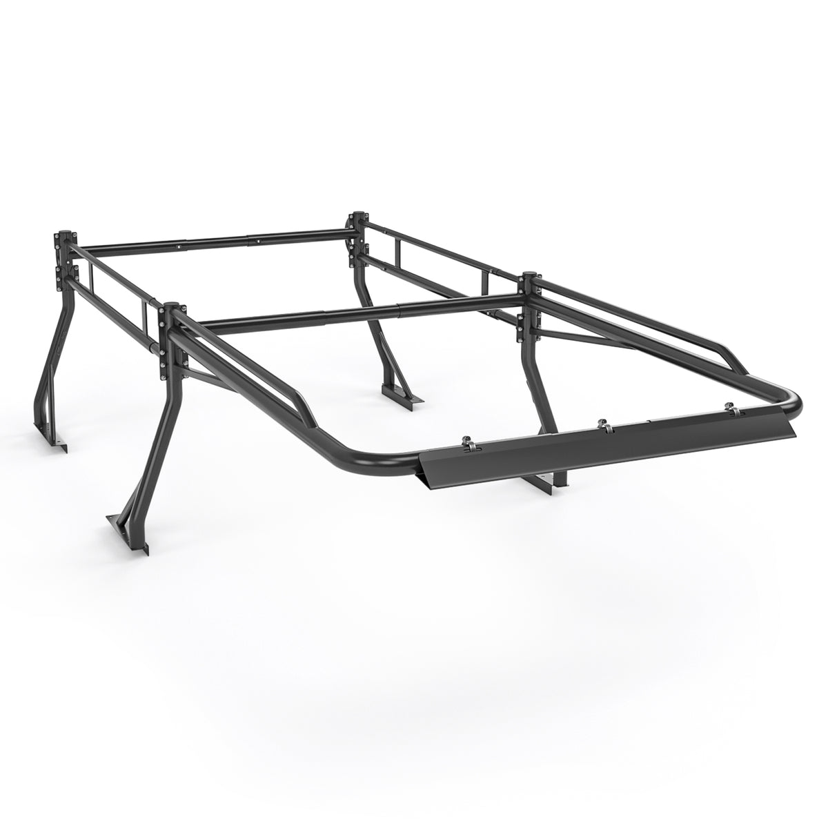 AARacks Model X39 Short Bed Truck Ladder Rack Side Bar with Long Cab