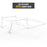 AA-Racks Adjustable Side bar with 55'' Long Over Cab. Extension for Basic 2 Bar Pickup Truck Rack -  (P39-LC-BX2) - AA Products Inc