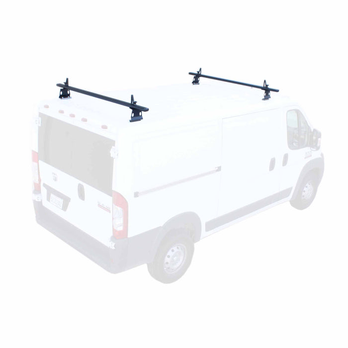 AA-Racks Aluminum Cargo Van Roof Ladder Rack with Load Stop (Fits: RAM ProMaster 2013-On) (AX302-PR) - AA Products Inc