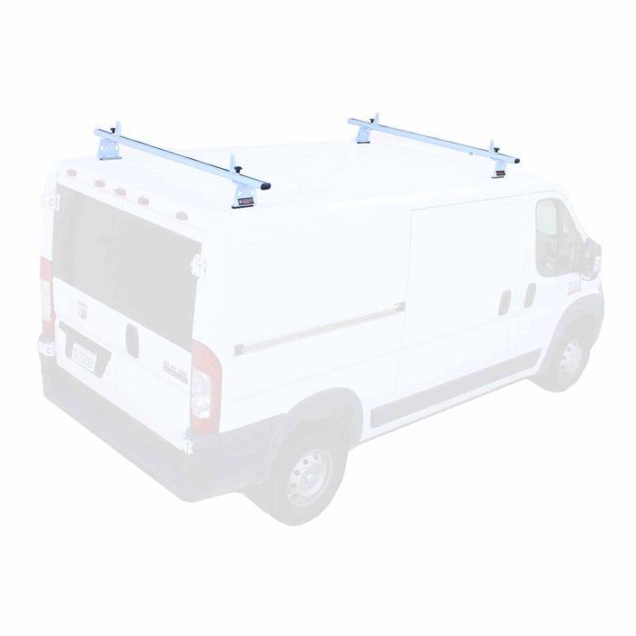 AA-Racks Aluminum Cargo Van Roof Ladder Rack with Load Stop (Fits: RAM ProMaster 2013-On) (AX302-PR) - AA Products Inc