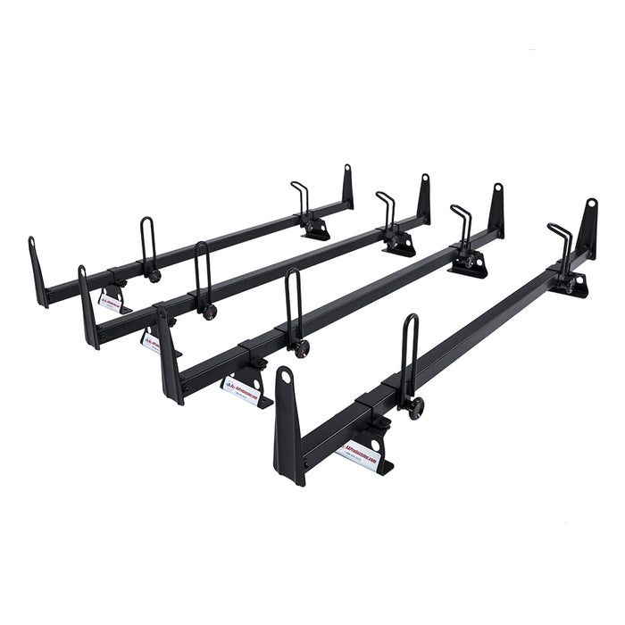 AA-Racks Steel Cross Bar Van Top Roof Rack System Cargo Carrier for Nissan NV 2012-On (X202-NV) - AA Products Inc