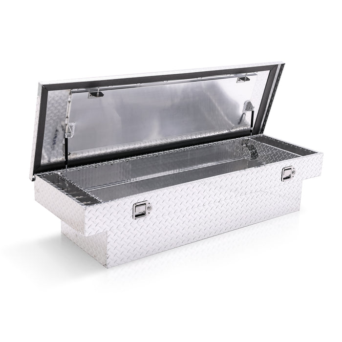 AA Products Truck Crossover Tool Box Aluminum Truck Tool Storage - 71'' x 21'' x 20'' (CTB-712120) - AA Products Inc