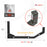 Kayak Wall Mount Storage Rack Storage Hanger Foldable Hooks Hanging Wall Frame for Kayaks, Paddleboard and Canoe, Set of 2 - AA Products Inc