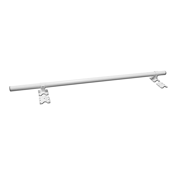 AA-Racks Pickup Truck Ladder Rack Removable Middle Crossbar and Rear Cross Bar - Black/ White (P39-MC/RC) - AA Products Inc