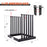 AA-Racks GM302U Windshield Rack with Quality Foam Pads Auto Glass Truck Cargo Management Rack with 22 Inch High Masts (5 Lite Slot Rack) - AA Products Inc