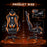 AA Products Gaming Chair High Back Ergonomic Computer Racing Chair Adjustable Office Chair with Footrest, Lumbar Support Swivel Chair - Orange - AA Products Inc