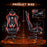 AA Products Gaming Chair High Back Ergonomic Computer Racing Chair Adjustable Office Chair with Footrest, Lumbar Support Swivel Chair - Red - AA Products Inc
