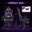 AA Products Gaming Chair High Back Ergonomic Computer Racing Chair Adjustable Gamer Chair with Footrest, Lumbar Support Swivel Chair – BlackPurple - AA Products Inc
