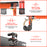 Gaming Desk 47.2 Inches K-Shaped Design Computer Desk Suitable for Home and Office with Controller Stand, Cup Holder and Headphone Hook(GD-K-Red) - AA Products Inc