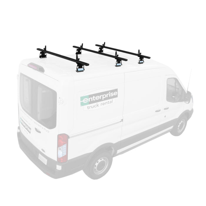 AA-Racks Aluminum Van Roof Rack System with Load Stop Utility Carrier Rack (Fits: Transit 2015-On) (AX302-TR) - AA Products Inc
