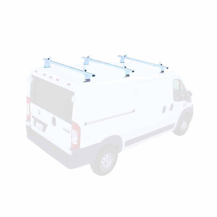 AA-Racks Aluminum Cargo Van Roof Ladder Rack with Load Stop (Fits: RAM ProMaster 2013-On) (AX302-PR) - AA Products Inc