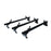 AA-Racks Aluminum 60" Universal Pickup Truck Topper Camper Shell Van Roof Rack with Load Stop Black/  White (ADX32-C) - AA Products Inc