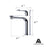 AA Products Single Handle Bathroom Sink Faucet Deck Mount Lavatory Faucet Brass (BM) - AA Products Inc