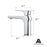 AA Products Single Handle Bathroom Sink Faucet Deck Mount Lavatory Faucet Brass (BM) - AA Products Inc