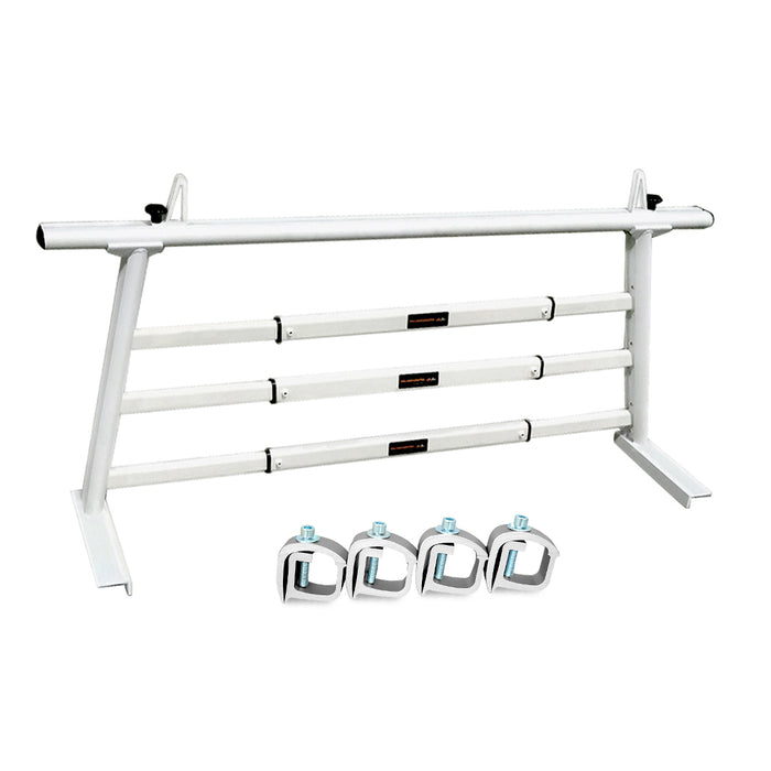 AA-Racks Headache Rack Single Bar Pickup Truck Ladder Rack with Cross Bar Window Guard Protective Back Rack (APX25-A-WG) - AA Products Inc