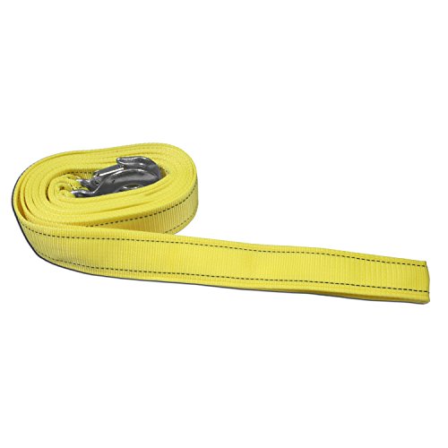 AA Products Heavy Duty Tow Strap Ropes with 2 Safety J Hooks (TS) - AA Products Inc