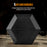 S.Y. Home & Outdoor Dumbbells Weight Rubber Encased Hex Dumbbell for Sports and Fitness in Single Pack - AA Products Inc