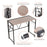 AA Products 35.5" Folding Computer Desk, No-Assembly Space-Saving Collapsible Simple Modern Table for Home Office Bedroom Student Desk, Durable Writing Table ( 35.5"×17.5"×29.5" )(FCD-01) - AA Products Inc