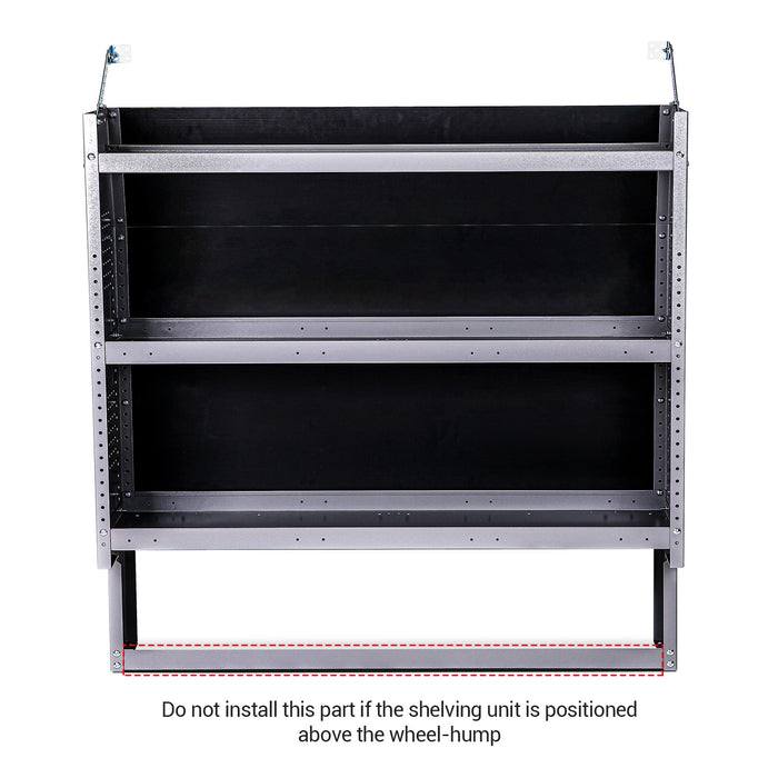 AA Products SH-4605(2)-GAP Steel Low/Mid/High Roof Van Shelving Storage System Fits Transit, GM, NV, Promaster, Sprinter and Metris - AA Products Inc