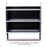 AA Products Steel Low/Mid/High Roof Van Shelving Storage System Fits Transit, GM, NV, Promaster, Sprinter and Metris, Notched Bottom(SH-4605-GAP) - AA Products Inc