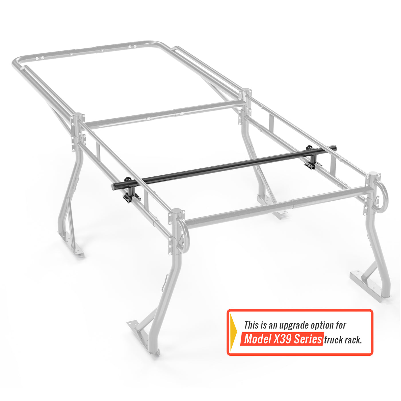 AA-Racks Pickup Truck Ladder Rack Removable Middle Crossbar and Rear ...