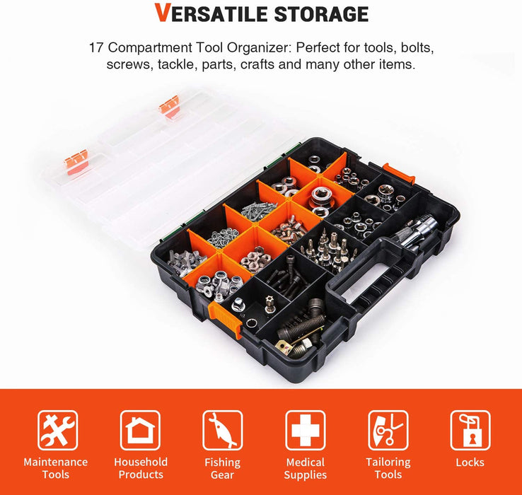 P-SH-Tote Shelf Kit for Van Shelving Storage, 3 Plastic Storage Box w/ 1 set Organizer Holder for Small Parts, Screws and Hardwares(P-SH-TSK) - AA Products Inc