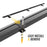 Steel 57" Ladder Rack Wind Deflector,Van Rack Accessory for Model X202 Series Black (P-X202-WD-L57-BLK) - AA Products Inc