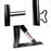 AA-Racks Universal Pickup Truck Ladder Rack with (8) Mounting C-Clamps Utility (X35-8Clamp) - AA Products Inc