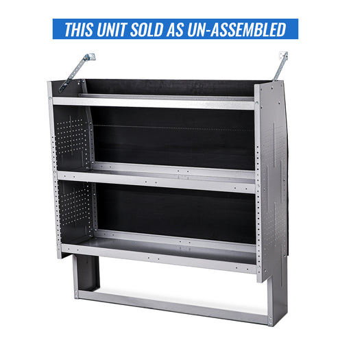 AA Products Steel Low/Mid/High Roof Van Shelving Storage System Fits Transit,GM,NV,Promaster,Sprinter and Metris, Notched Bottom(SH-4604-GAP） - AA Products Inc