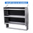 AA Products Steel Low/Mid/High Roof Van Shelving Storage System Fits Transit, GM, NV, Promaster, Sprinter and Metris, Notched Bottom(SH-4605-GAP) - AA Products Inc