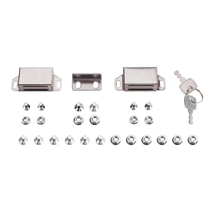 AA Products Door Kit For SH-4603(32" W * 46" H) Shelf Unit Shelf Accessories Grey (P-SH-4603DK) - AA Products Inc