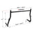 AA-Racks Universal 800Ibs Pick-Up Truck Ladder Rack Adjustable Steel 2 Bar Set Lumber Utility Carrier Rack (X3501) - AA Products Inc