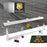 Steel 69" Ladder Rack Wind Deflector,Van Rack Accessory for Model X202 Series White(P-X202-WD-L69-WHT) - AA Products Inc