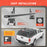 AA-Racks Aluminum 60" Universal Pickup Truck Topper Camper Shell Van Roof Rack with Load Stop Black/  White (ADX32-C) - AA Products Inc