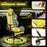 AA Products Gaming Chair High Back Ergonomic Computer Racing Chair Adjustable Gamer Chair with Footrest, Lumbar Support Swivel Chair – YellowWhite - AA Products Inc