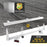 Steel 57" Ladder Rack Wind Deflector,Van Rack Accessory for Model X202 Series White (P-X202-WD-L57-WHT) - AA Products Inc