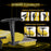AA Products Gaming Chair High Back Ergonomic Computer Racing Chair Adjustable Gamer Chair with Footrest, Lumbar Support Swivel Chair – YellowWhite - AA Products Inc