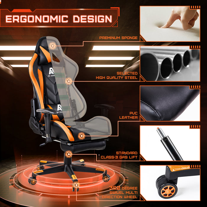 AA Products Gaming Chair High Back Ergonomic Computer Racing Chair
