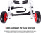 AA Products Kayak Canoe Carrier Cart Dolly Trailer Tote Solid Wheel Tires Hold up to 150 lb, Comes with Secure Buckle Straps(AKC-01) - AA Products Inc