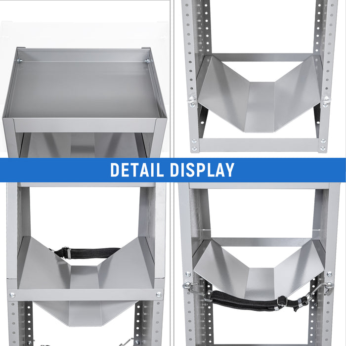 TR-3-46 Refrigerant Tank Rack Steel Freon Tank Holder Rack Shelving ...