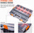 P-SH-Tote Shelf Kit for Van Shelving Storage, 3 Plastic Storage Box w/ 1 set Organizer Holder for Small Parts, Screws and Hardwares(P-SH-TSK) - AA Products Inc